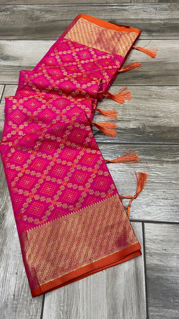 Soft Chanderi cotton silk saree with Zari weave | Traditional Saree |  Chiro's By Jigyasa