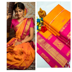 Pure Kalyani Cotton Saree