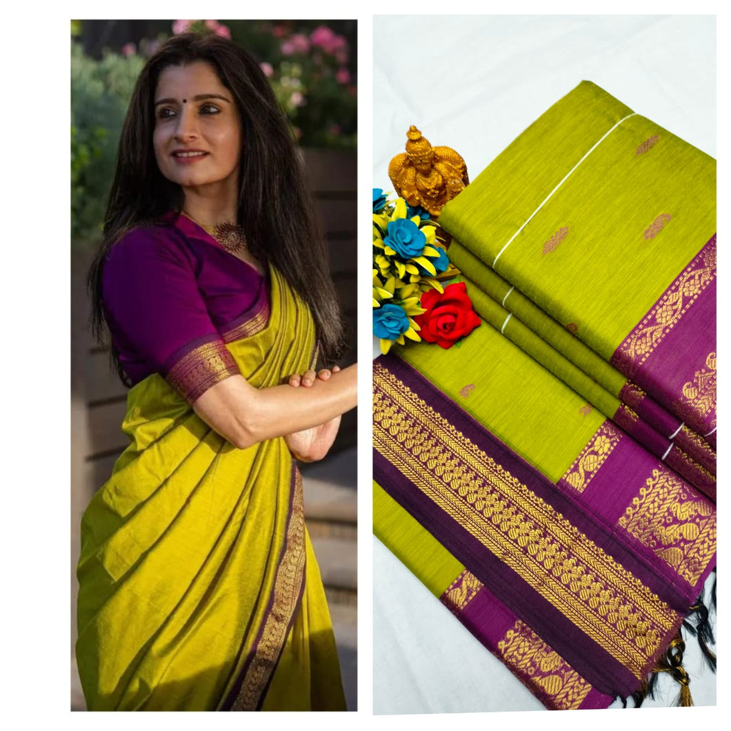 Pure Kalyani Cotton Saree