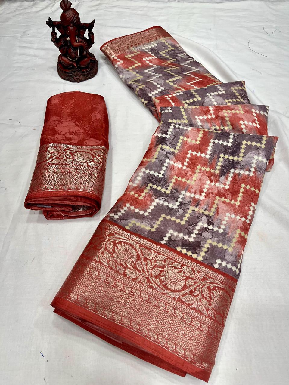 Printed Silk Cotton Saree