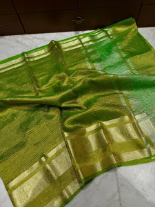 Soft  Crushed Tissue Saree