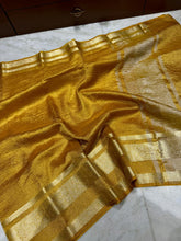 Load image into Gallery viewer, Soft  Crushed Tissue Saree
