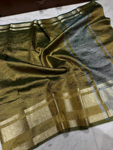 Load image into Gallery viewer, Soft  Crushed Tissue Saree
