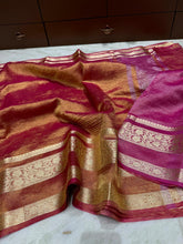 Load image into Gallery viewer, Soft  Crushed Tissue Saree
