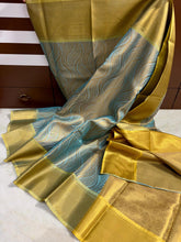 Load image into Gallery viewer, Kanchipuram style Banarasi soft tissue saree
