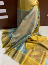 Load image into Gallery viewer, Kanchipuram style Banarasi soft tissue saree
