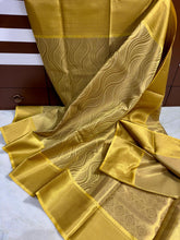 Load image into Gallery viewer, Kanchipuram style Banarasi soft tissue saree
