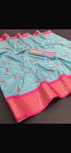 Mixed silk saree