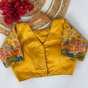 Silk Stitched Designer Blouse