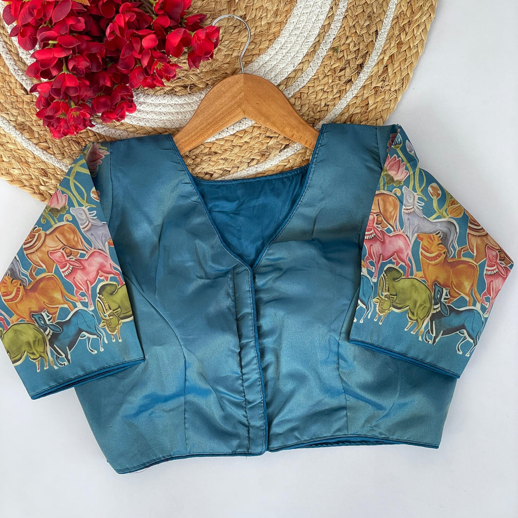 Silk Stitched Designer Blouse