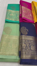 Load and play video in Gallery viewer, Handwoven Georgette Saree
