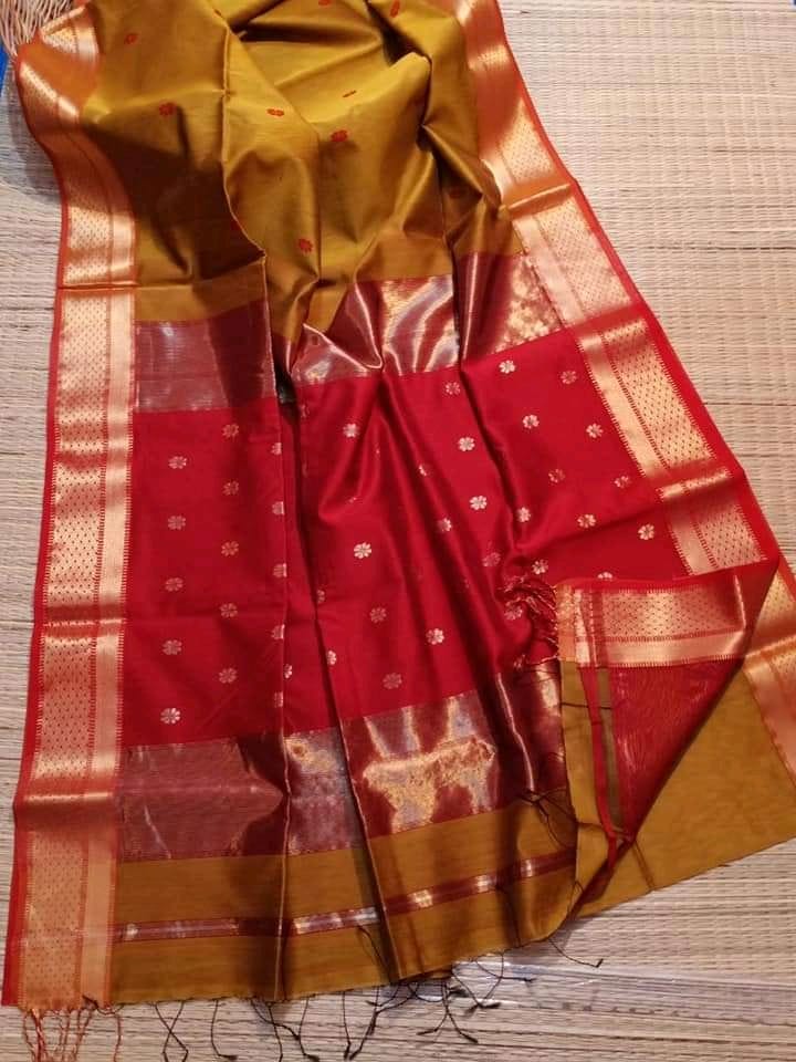 Handloom Pure Silk Cotton Saree