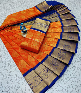 Korvai Resham Silk Saree