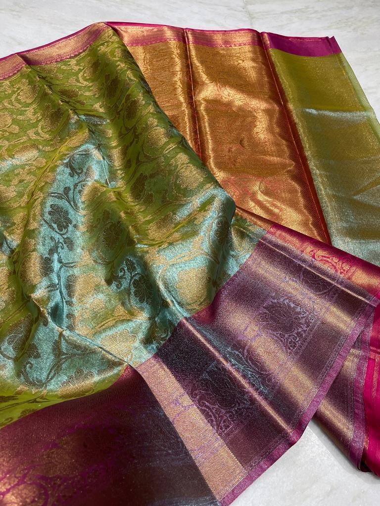 Banarasi Soft Tissue Saree – Chickpet Sarees